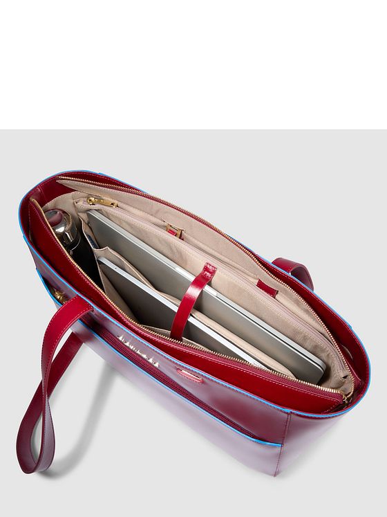 Piquadro Blue Square Shopper-taske Læder 40 cm