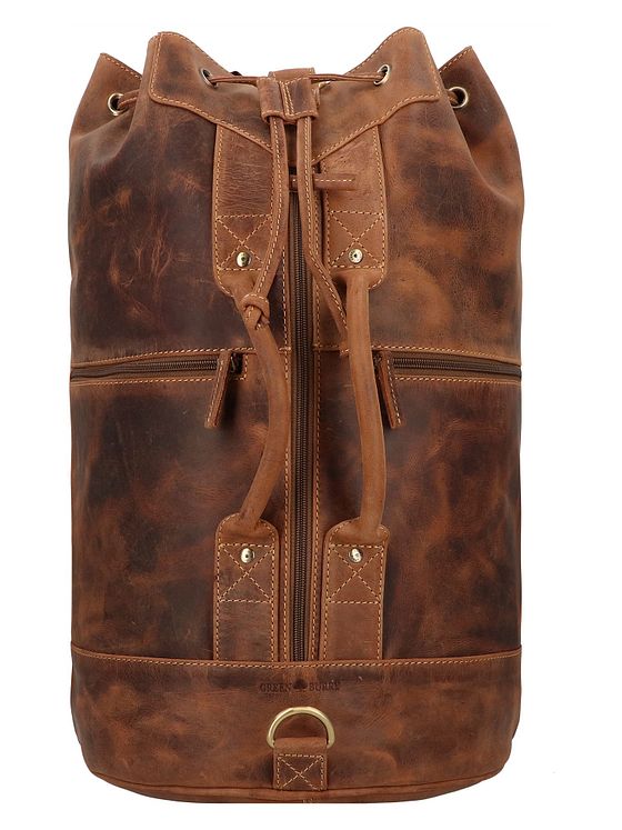Greenburry Vintage rygsæk i læder 48 cm