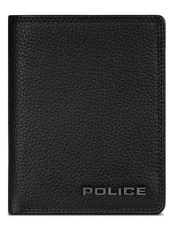 Police Pung RFID-læder 9,5 cm, der kan foldes ud