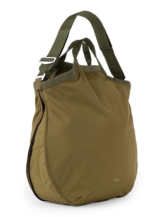 Sandqvist Grid Håndtaske 40 cm med strækfold