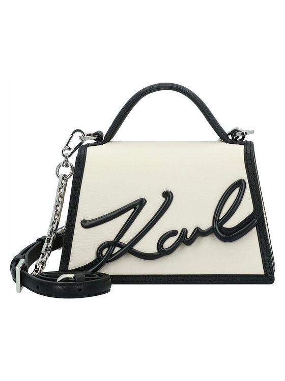 Karl Lagerfeld Signature 2.0 Håndtaske Læder 21 cm Karl Lagerfeld Signature 2.0 Håndtaske Læder 21 cm