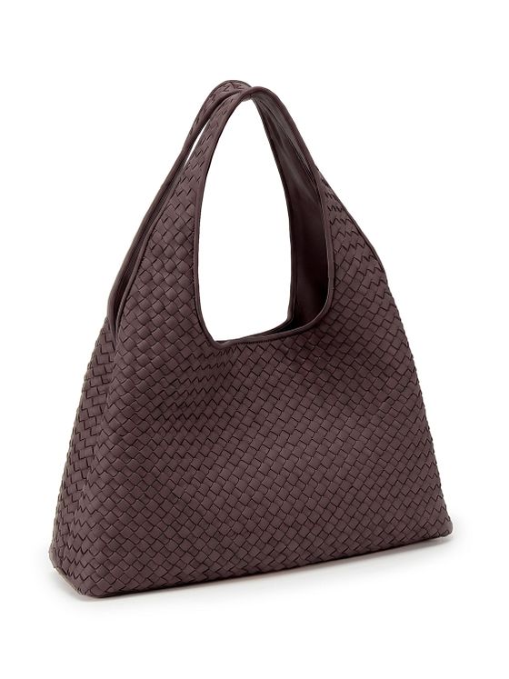 LES VISIONNAIRES Paz Weave Silky Axelväska Läder 42 cm LES VISIONNAIRES Paz Weave Silky Axelväska Läder 42 cm