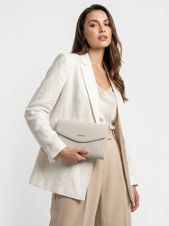 Lazarotti Bologna Leather Clutch taška přes rameno kůže 23 cm