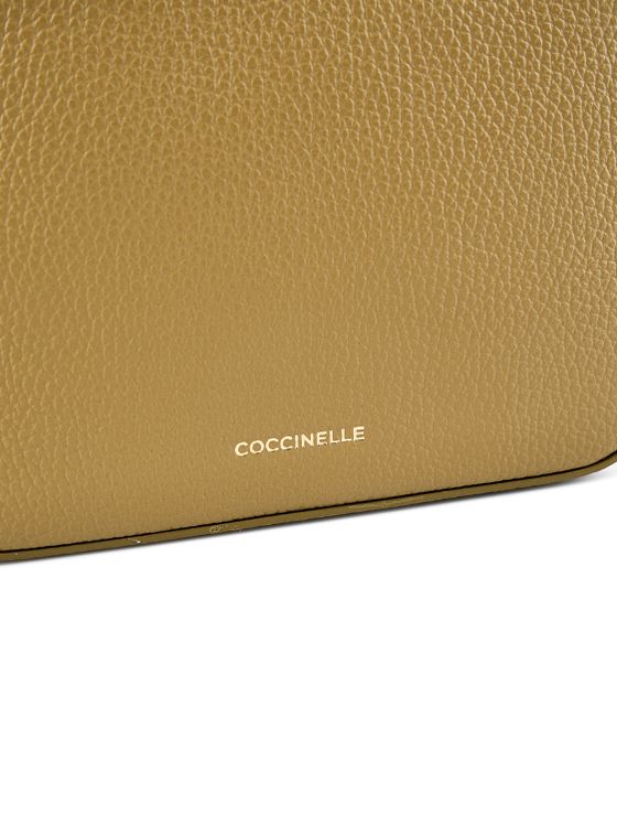 Coccinelle Kožená taška přes rameno Tebe 18 cm