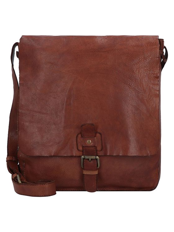 Harold's Submarine skuldertaske i læder 34 cm