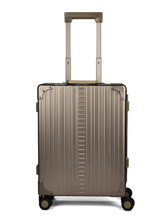 Aleon Traveler International kabinväska med 4-hjulig konstruktion i Aluminium, 55 cm