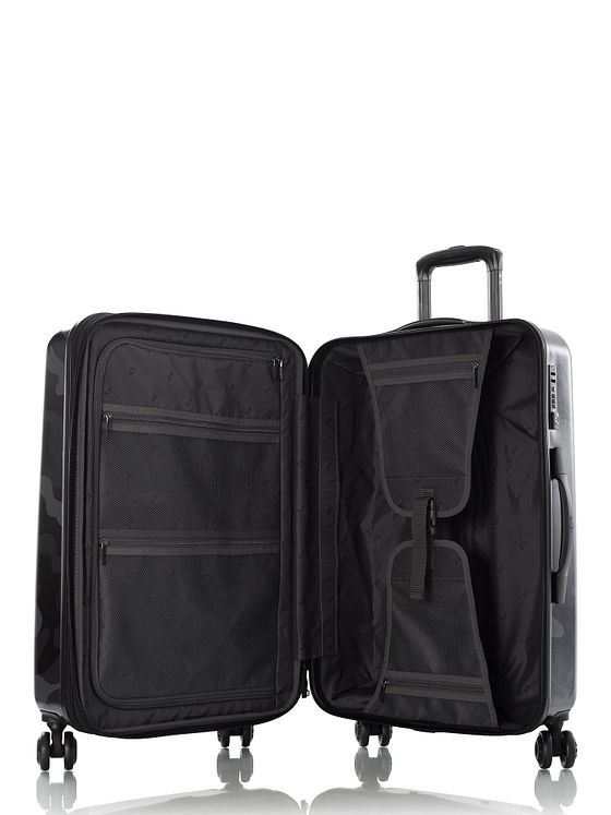 Heys Black Camo 4 hjul Trolley M 66 cm med strækfold