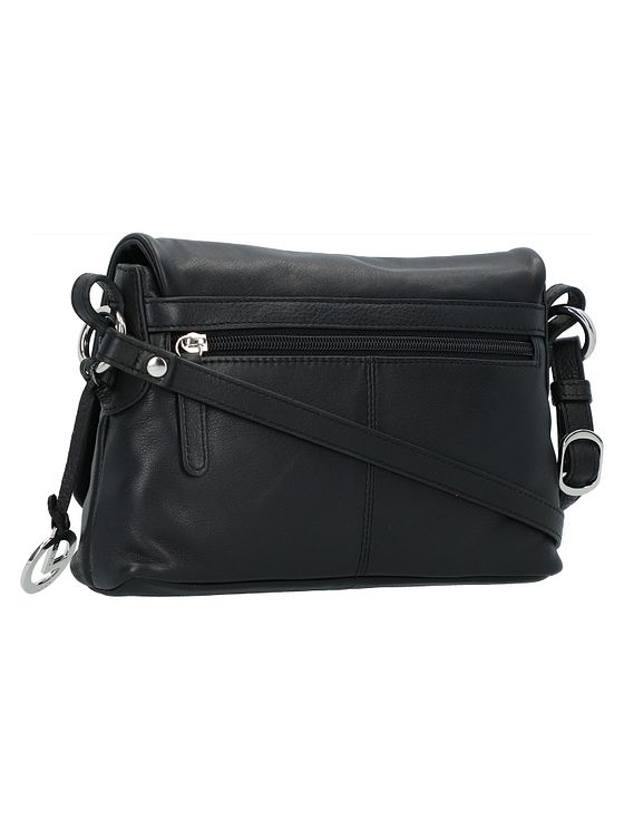 L.CREDI Silke skuldertaske i læder 23 cm