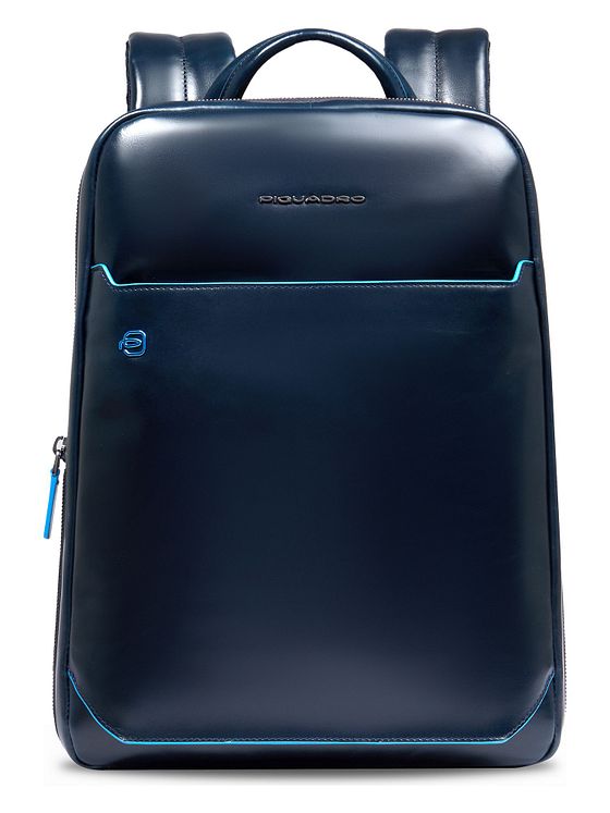 Piquadro Blue Square Daypack RFID-beskyttelse Læder 37 cm Laptoprum