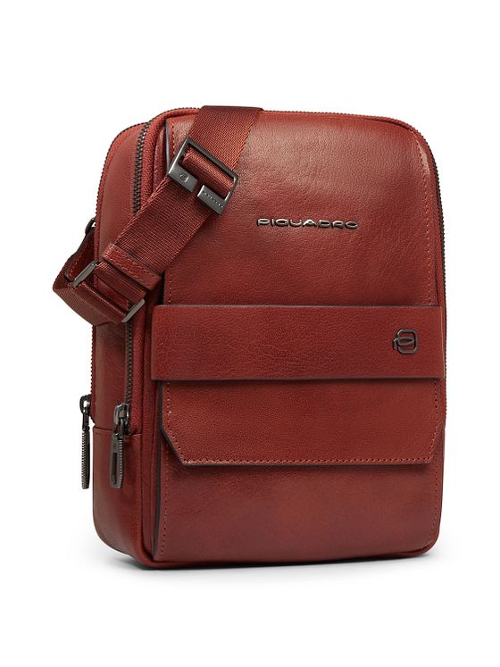 Piquadro Solm Skuldertaske Læder 25 cm