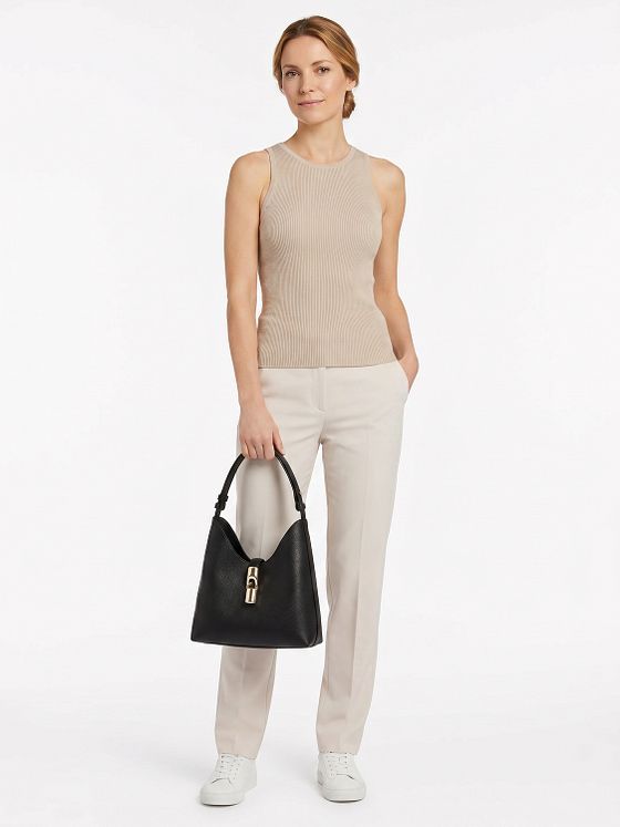 Furla Goccia Bolsa de hombro S Piel natural 24 cm