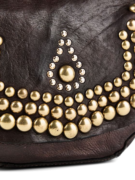 Campomaggi Mini taška přes rameno Kůže 18 cm