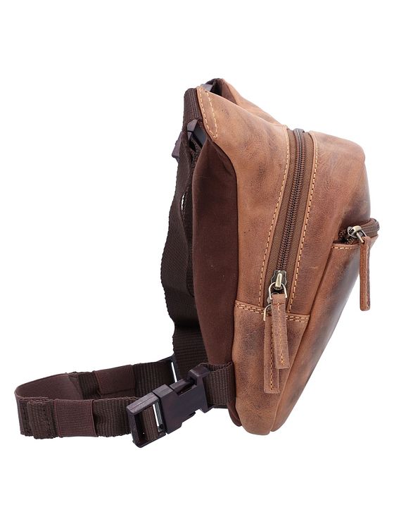 Greenburry Vintage biker bæltetaske læder 20 cm