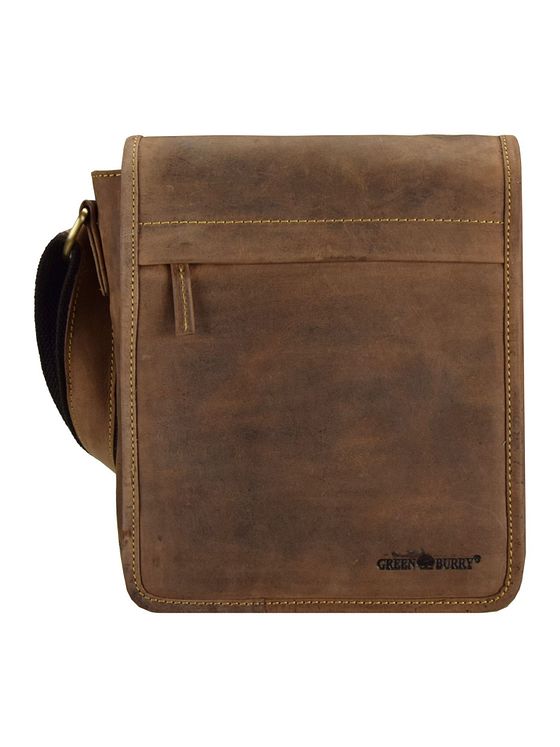 Greenburry Vintage skuldertaske i læder 23 cm