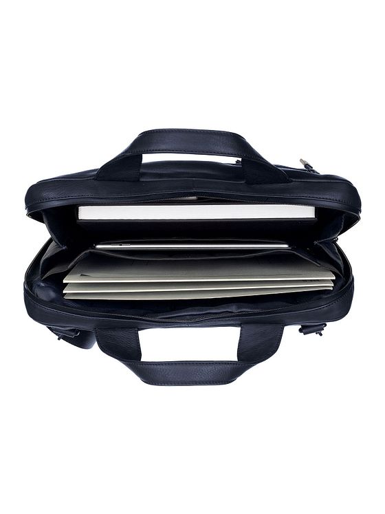 Leonhard Heyden Den Haag dokumentmappe læder 38 cm rum til bærbar computer