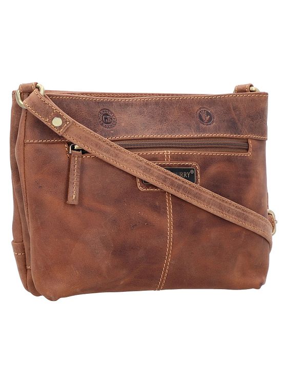 Greenburry Vintage skuldertaske i læder 25 cm
