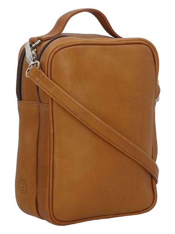 Harold's Landlig håndtaske i læder 18 cm