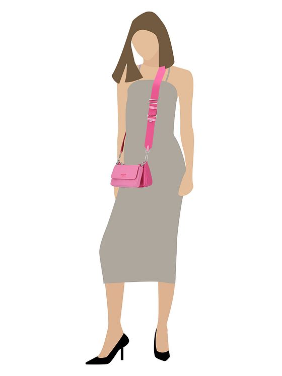 Kate Spade New York Double Up Skuldertaske Læder 21 cm Kate Spade New York Double Up Skuldertaske Læder 21 cm