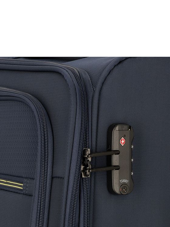 d & n Travel Line 9704 4 hjul Kuffert 3-delt med strækfold