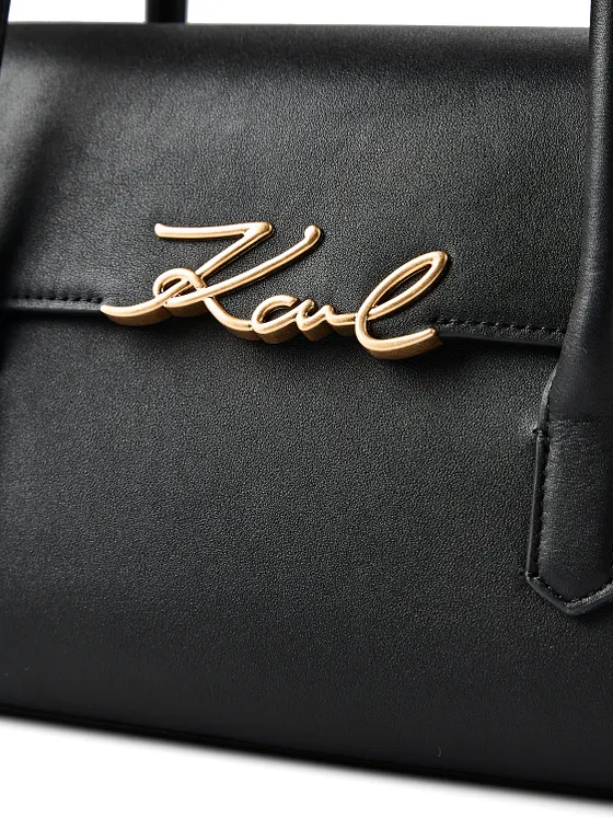 Karl Lagerfeld Signature Bolsa de hombro Piel natural 37 cm Karl Lagerfeld Signature Bolsa de hombro Piel natural 37 cm