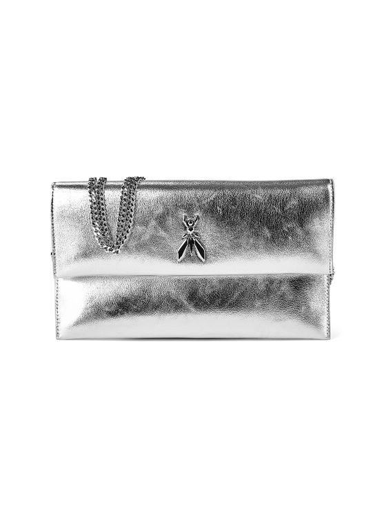 Patrizia Pepe Fly Spojková taška Kůže 27 cm