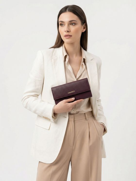 Lazarotti Bologna Leather Peněženka Kůže 19 cm