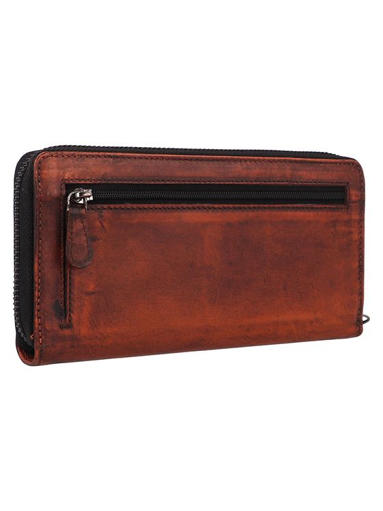 Greenburry Destressed Pung RFID-beskyttelse Læder 19 cm