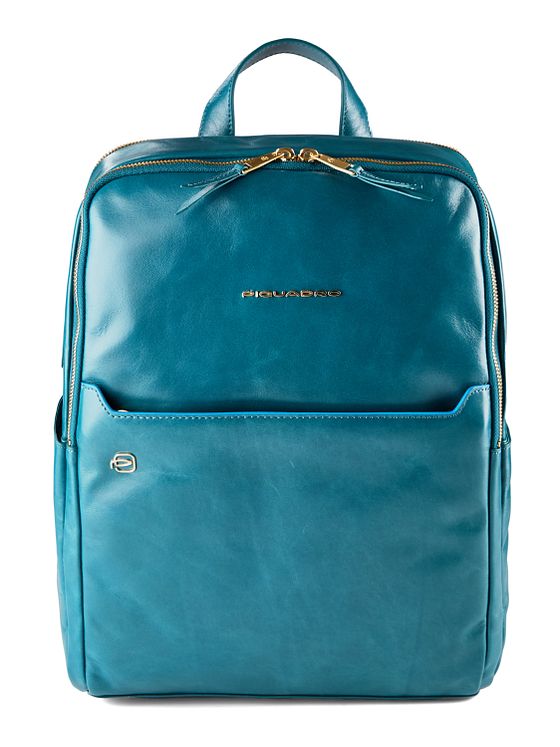 Piquadro Blue Square Daypack RFID-beskyttelse Læder 37 cm Laptoprum