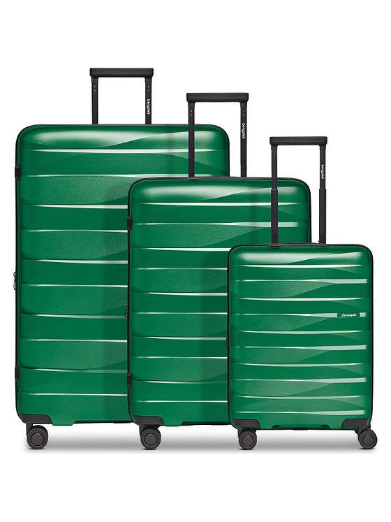 Bergpfeil Travel 4-hjuls kuffertsæt, 3-delt, med stretchfoldning