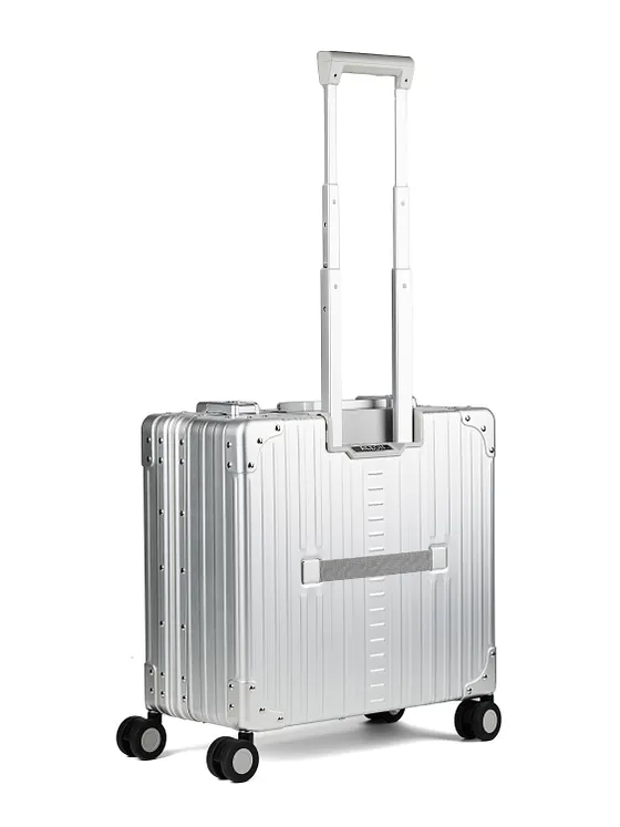 Aleon Deluxe-businessväska med 4-hjulig konstruktion i Aluminium, 45 cm Aleon Deluxe-businessväska med 4-hjulig konstruktion i Aluminium, 45 cm