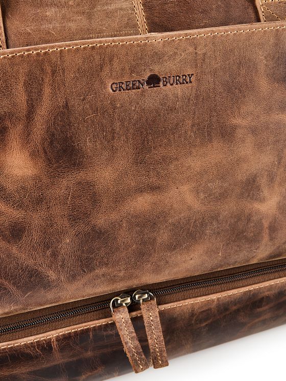 Greenburry Vintage Cestovní taška Weekender Kůže 51 cm