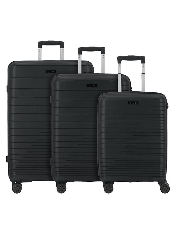 d & n Travel Line 4600 4 hjul Kuffert 3-delt