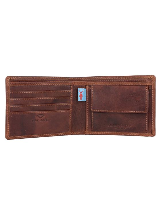 Jack Kinsky Monterey Peněženka RFID ochrana Kůže 11.5 cm