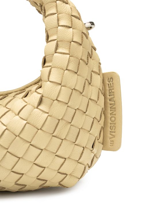LES VISIONNAIRES Greta Micro weave Kabelka Kůže 20 cm