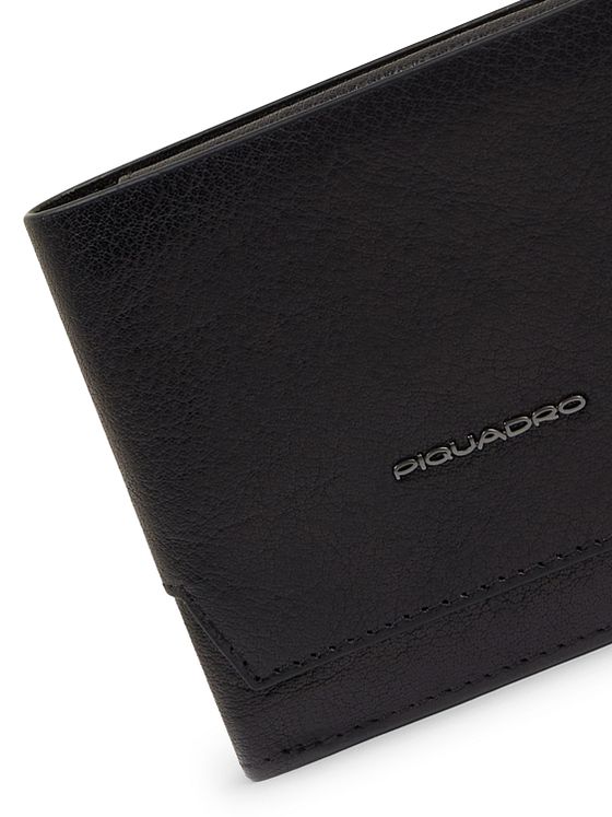 Piquadro Solm Pung RFID-beskyttelse Læder 11 cm