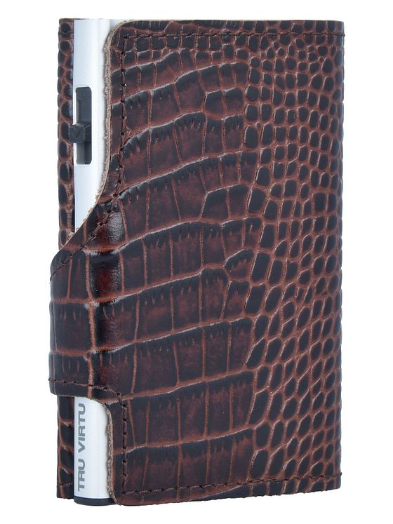 Tru Virtu Click & Slide kreditkortholder pung RFID læder 6,5 cm