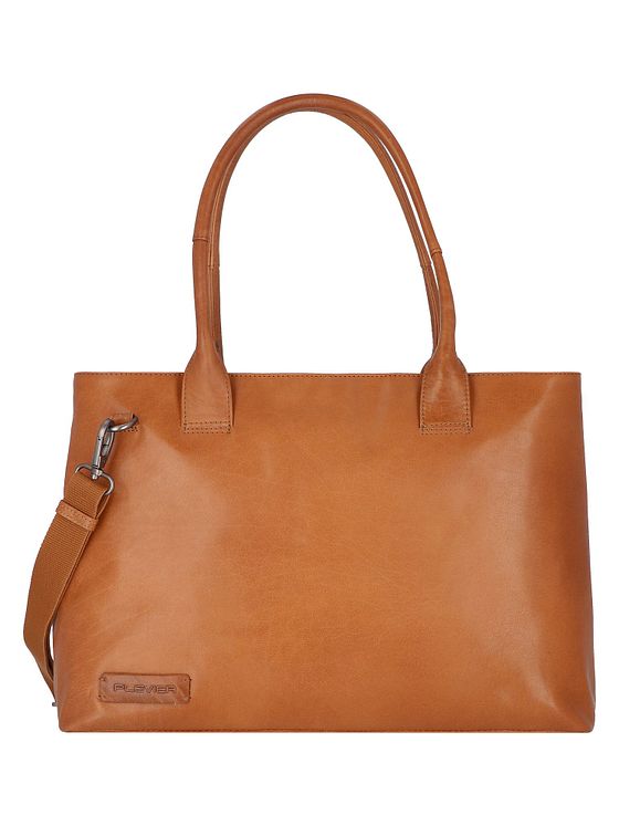 Plevier Rock Amber Skuldertaske Læder 43 cm Laptoprum