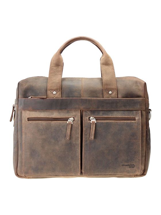 Greenland Nature Stenmappe i læder 39 cm