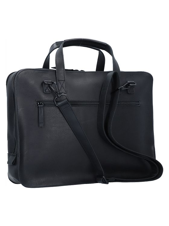 Jost Kožená aktovka Futura 38 cm s přihrádkou na notebook