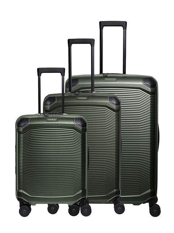 Travelite Millennium 4 hjul Kuffert 3-delt med strækfold
