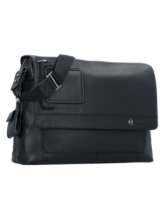 Piquadro Vibe Dokumenttaske Messenger Læder 41 cm Laptoprum