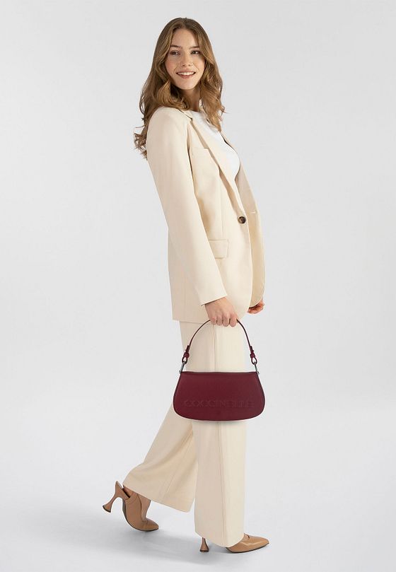 Coccinelle Myrtha Skuldertaske Læder 24 cm