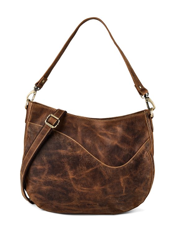 Greenburry Vintage Skuldertaske Læder 37 cm