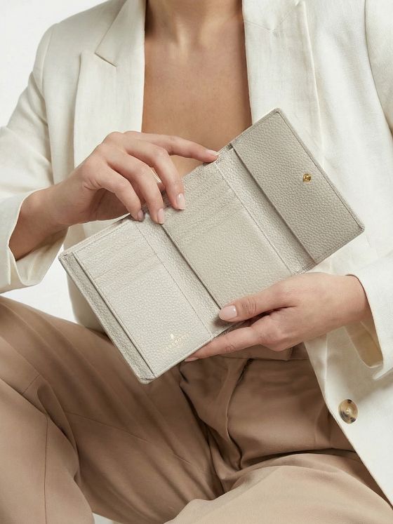 Lazarotti Bologna Kožená peněženka XL s přihrádkou na zip kůže 14 cm