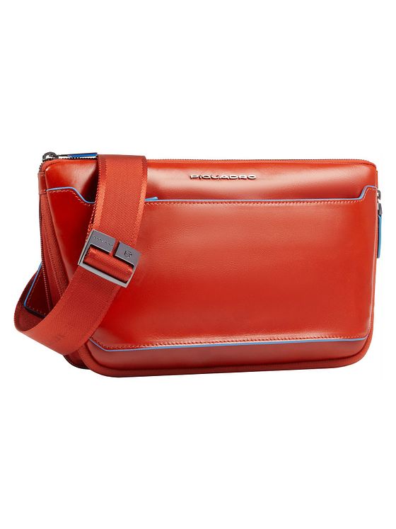 Piquadro Blue Square Skuldertaske Læder 30 cm