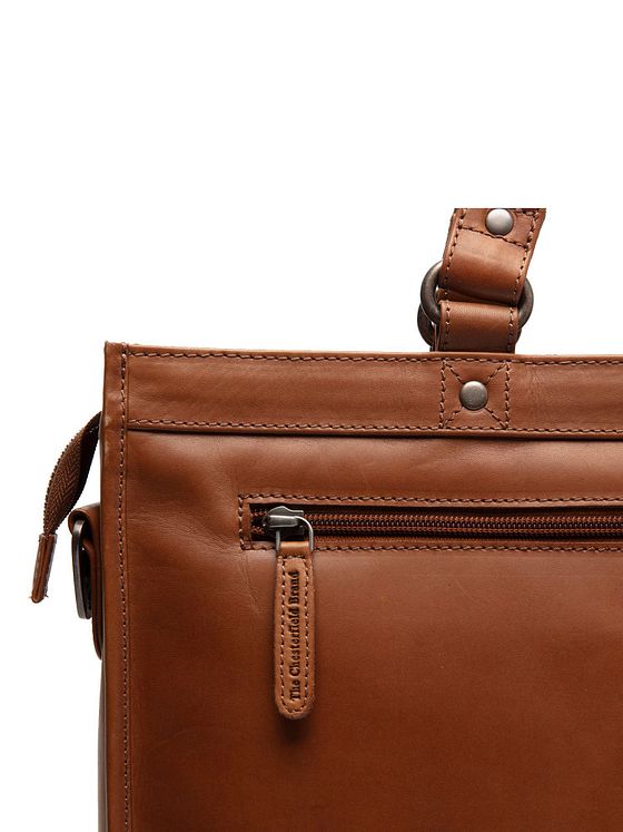 The Chesterfield Brand Manly Skuldertaske Læder 40 cm Laptoprum