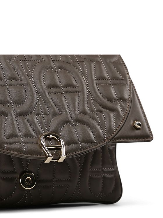 AIGNER Diadora Skuldertaske Læder 25 cm