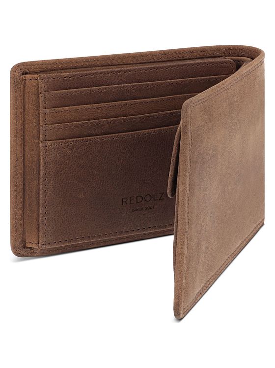 Redolz Leather Essentials QF pung RFID læder 12 cm