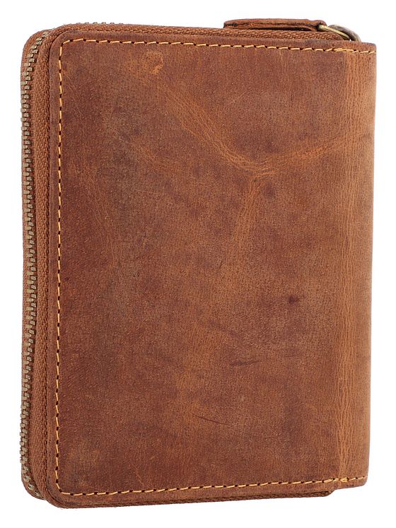 Greenburry Vintage pung med stjernetegn i læder 10 cm Greenburry Vintage pung med stjernetegn i læder 10 cm