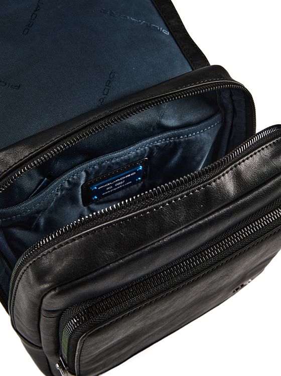 Piquadro Philip Skuldertaske Læder 20 cm